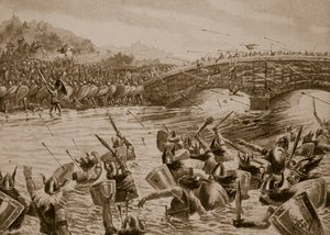 De Slag bij Maldon, 991, illustratie uit 