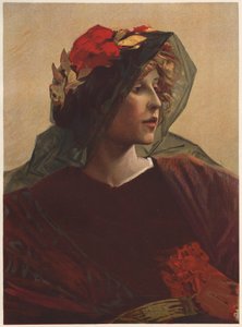 Impéria (Kleurenlitho) door Alfred Pierre Agache