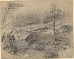De Dalles van St. Louis door Alfred R. Waud