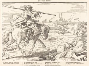 Ook een dodendans II door Alfred Rethel