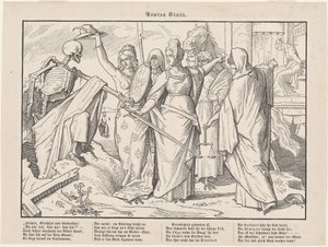 Ook een dodendans I door Alfred Rethel