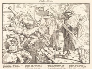 Nog een dodendans V door Alfred Rethel