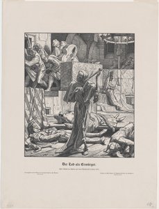 De Dood als Vriend door Alfred Rethel
