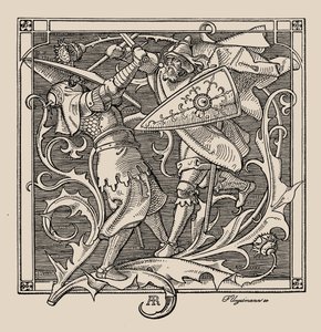 Die Nibelungen. Hagen van Troneck doodt Iring, 1840-1841