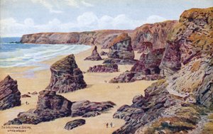 Bedruthan Steps, bij Newquay