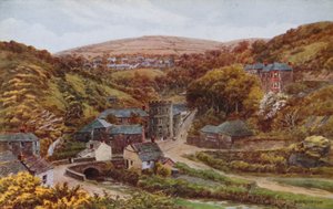 Dorp Boscastle door Alfred Robert Quinton