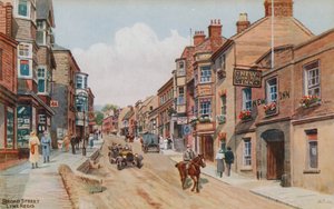 Broad Street, Lyme Regis door Alfred Robert Quinton