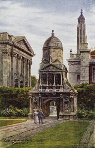 Cambridge: Poort van Eer, Caius College door Alfred Robert Quinton