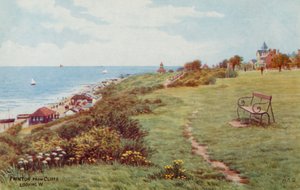 Frinton vanaf de kliffen, kijkend naar het westen