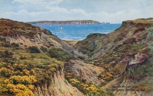 Isle of Wight, vanaf Becton Bunny, Barton-on-Sea door Alfred Robert Quinton
