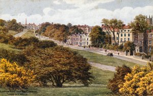 London Road, vanaf The Common, Tunbridge Wells door Alfred Robert Quinton