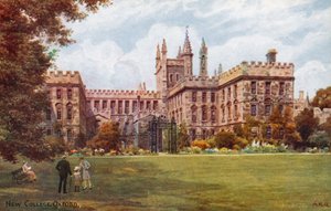 New College, Oxford door Alfred Robert Quinton