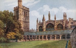 New College, Oxford door Alfred Robert Quinton