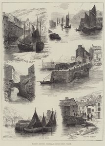Zwerfschetsen, Polperro, een Cornish vissersdorp
