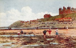 Sheringham, het strand en de kliffen