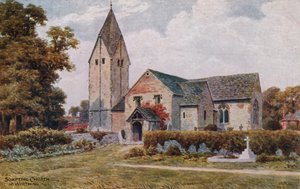 Sompting Kerk bij Worthing