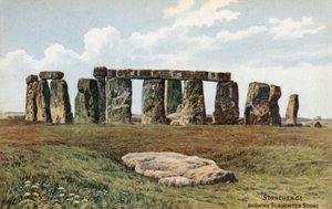 Stonehenge, met Slaughter Stone