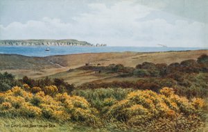 De golfbanen, Barton-on-Sea door Alfred Robert Quinton