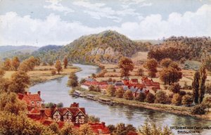 De Severn, vanaf Castle Walk, Bridgnorth