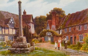 Dorpskruis, Ripple bij Tewkesbury door Alfred Robert Quinton