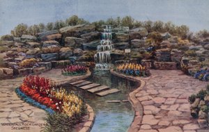 Waterval, Rots Tuinen, Skegness door Alfred Robert Quinton