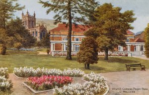 Wintertuinen, Priory Park, Gt Malvern door Alfred Robert Quinton
