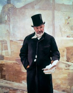 Portret van Jean-Charles Adolphe Alphand (1817-1891), Franse ingenieur