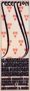 Poster voor de Wenen Secession tentoonstelling, 1903