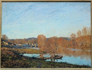 Herfst aan de oevers van de Oise in 1873