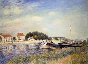 Oevers van de Loing bij Saint-Mammes