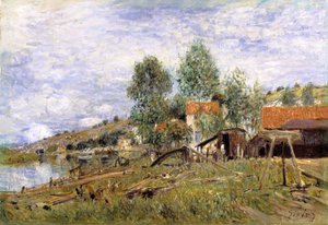 Scheepswerf in Saint-Mammes