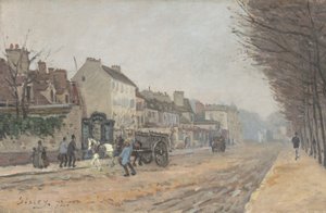 Boulevard Héloïse, Argenteuil, 1872 door Alfred Sisley