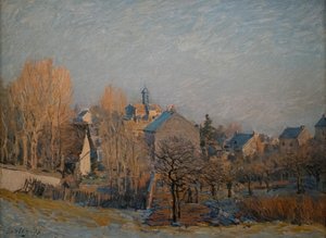 Koude ochtend in Louveciennes, 1873