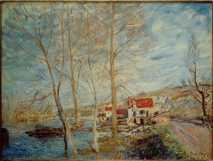 De overstroming in Moret
