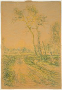 Landschap met Bomen door Alfred Sisley