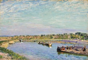 De haven van Saint Mammes, de ochtend, 1885