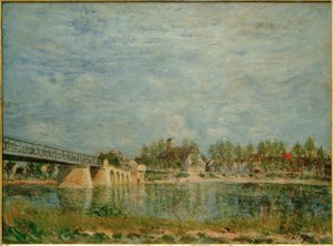 De brug van Saint-Mammès