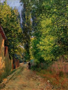 De Omgeving van Louveciennes door Alfred Sisley
