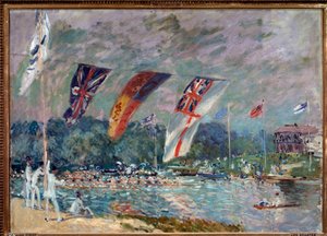 Regatta in Molesey, Engeland