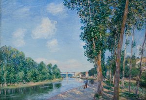 Saint-Mammès. Juni Zonneschijn