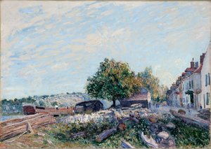 Saint-Mammès. Ochtend, 1884 door Alfred Sisley