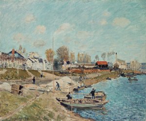 Zand op de kade, 1875