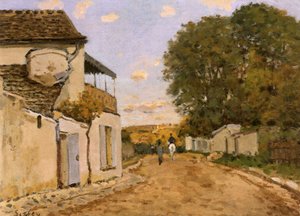 Straat in Louveciennes (Rue de la Princesse), c.1873