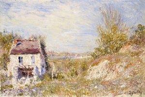 Het Verlaten Huis door Alfred Sisley