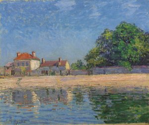 De Oevers van de Loing, Saint-Mammes door Alfred Sisley