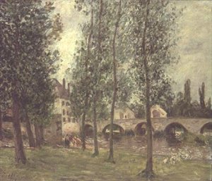 De brug bij Moret