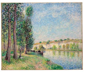 De Loing bij Moret, 1885