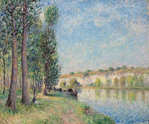 De Loing bij Moret, 1885