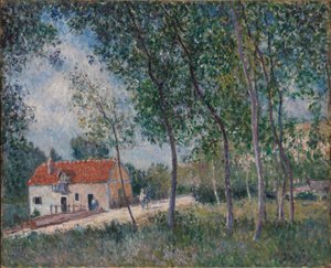 De weg van Moret naar Saint-Mammès, 1883-85