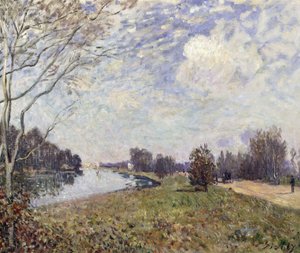 De Theems bij Hampton Court, East Molesey, 1874